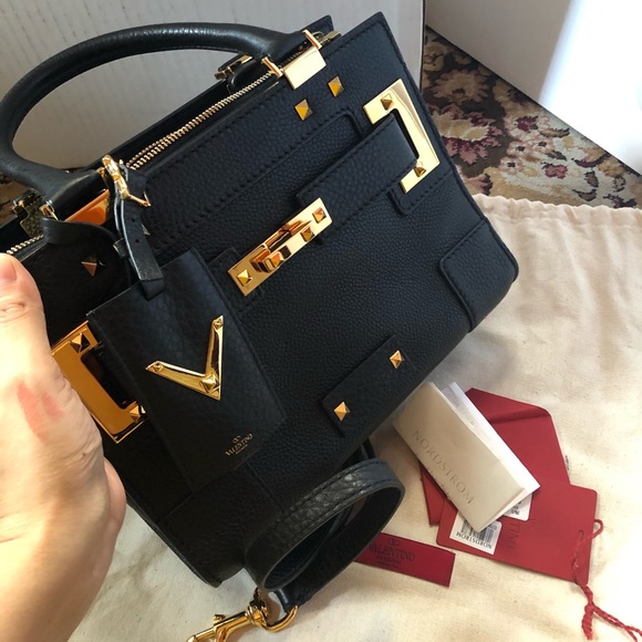 Valentino Handbags - 🤑SOLD Valentino rockstud double handle small bag